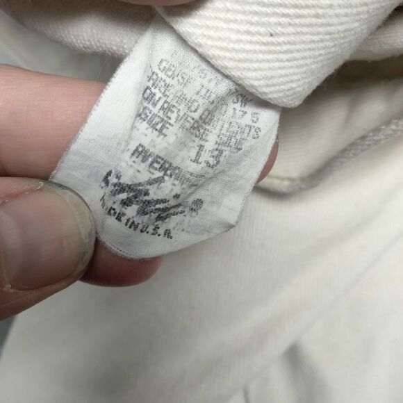 Chic Jeans Juniors 13 White USA Made High Rise Tapered Leg Vintage Retro 90s - Picture 13 of 15